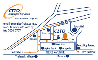 CITO Agia Napa Map
